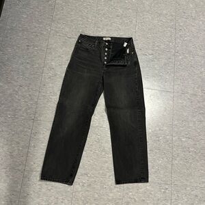 Madewell Black Low Slung Baggy Jeans